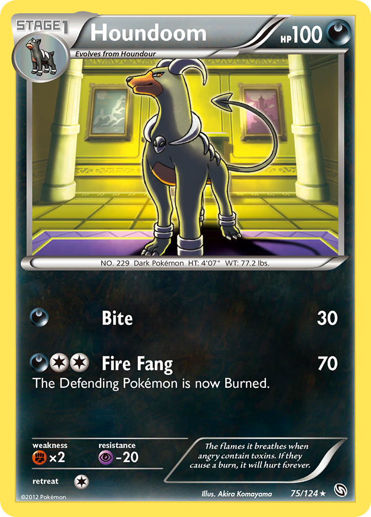 Houndoom (75/124) [Black & White: Dragons Exalted] | All Aboard Games