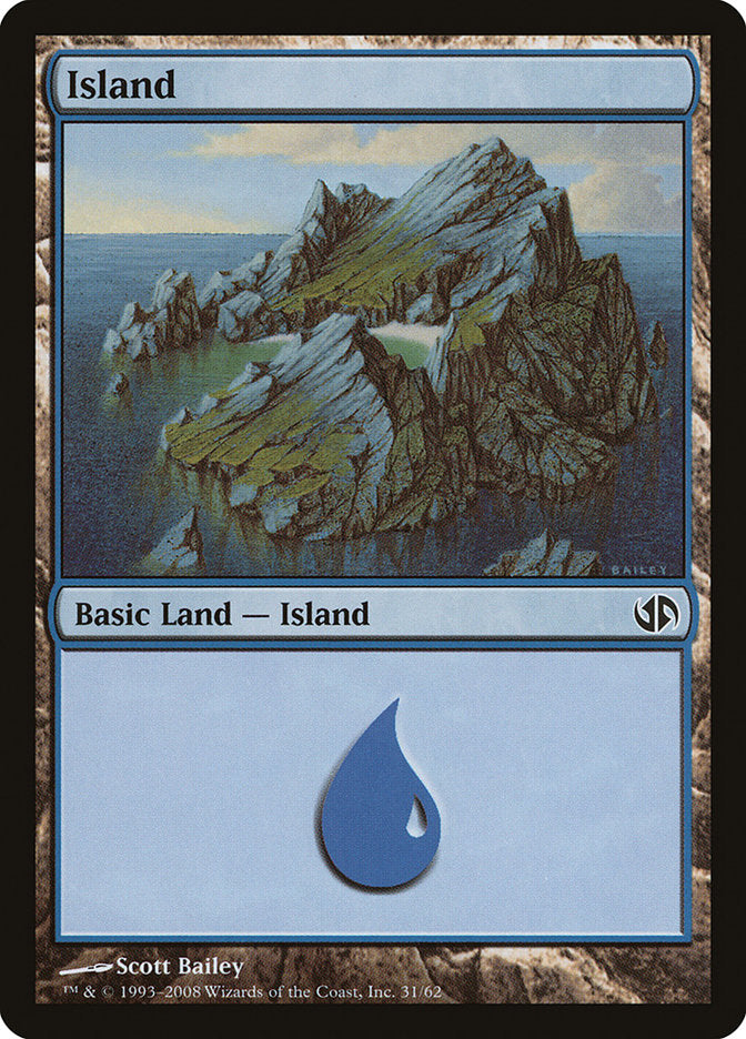 Island (31) [Duel Decks: Jace vs. Chandra] | All Aboard Games