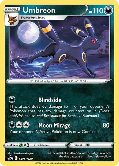 Umbreon (SWSH129) [Sword & Shield: Black Star Promos] | All Aboard Games