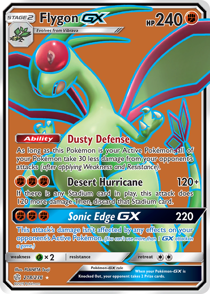 Flygon GX (218/236) [Sun & Moon: Cosmic Eclipse] | All Aboard Games