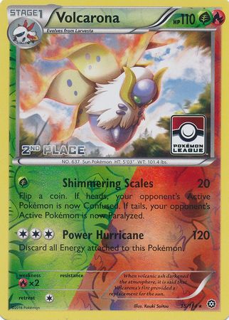 Volcarona (15/114) (League Promo 2nd Place) [XY: Steam Siege] | All Aboard Games