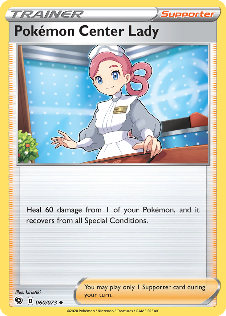 Pokemon Center Lady (060/073) [Sword & Shield: Champion's Path] | All Aboard Games