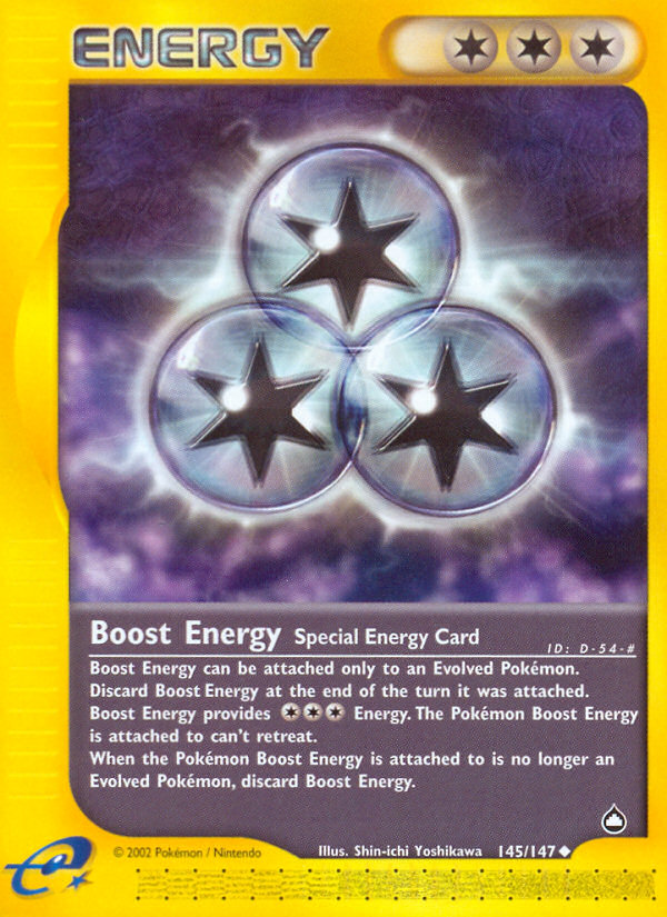 Boost Energy (145/147) [Aquapolis] | All Aboard Games