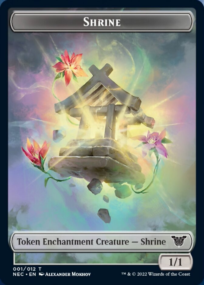 Shrine Token [Kamigawa: Neon Dynasty Commander Tokens] | All Aboard Games