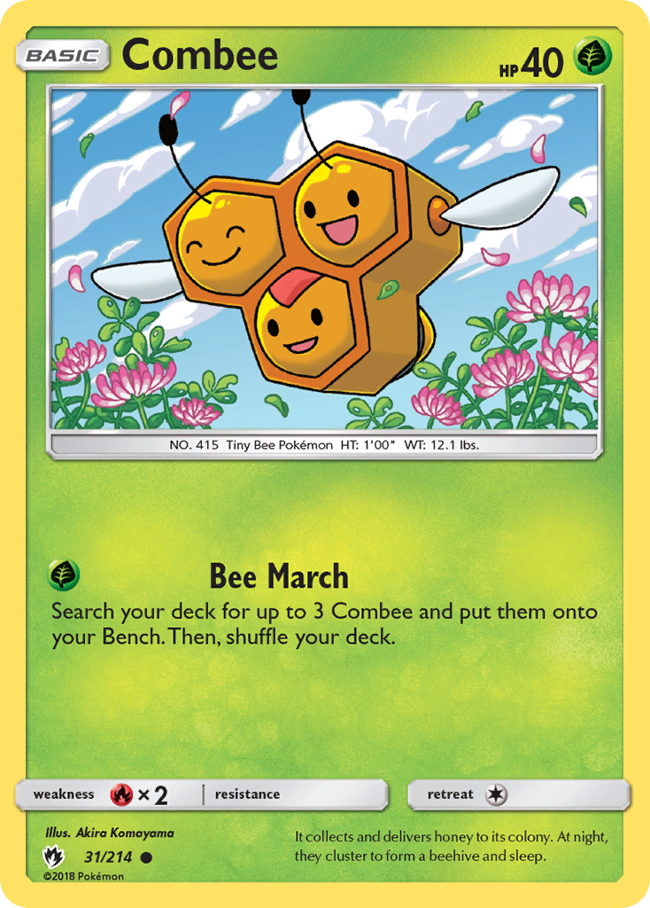 Combee (31/214) [Sun & Moon: Lost Thunder] | All Aboard Games