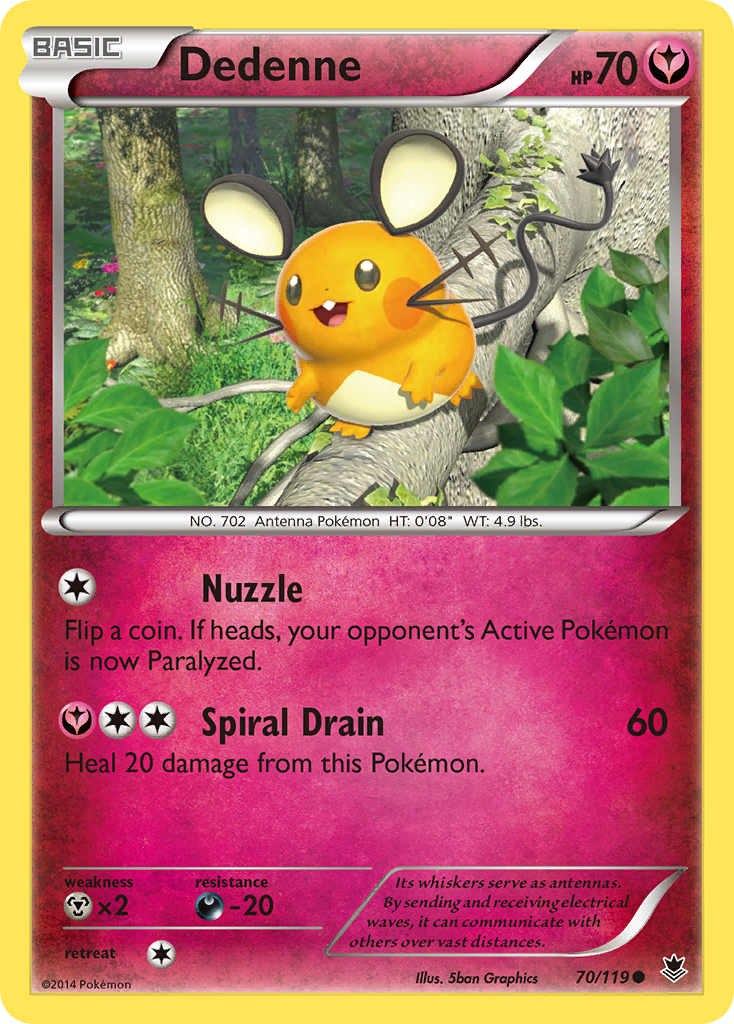 Dedenne (70/119) [XY: Phantom Forces] | All Aboard Games