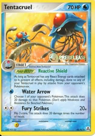 Tentacruel (45/92) (Prerelease Promo) [Nintendo: Black Star Promos] | All Aboard Games