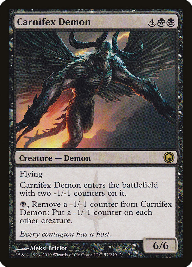 Carnifex Demon [Scars of Mirrodin] | All Aboard Games