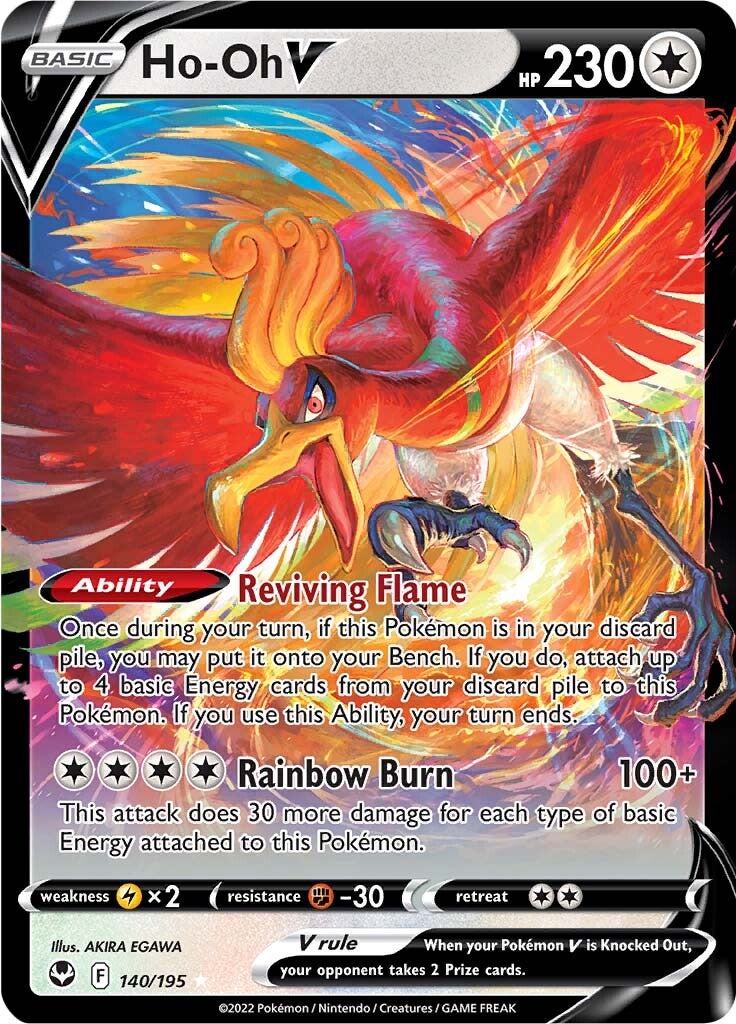 Ho-oh V (140/195) [Sword & Shield: Silver Tempest] | All Aboard Games