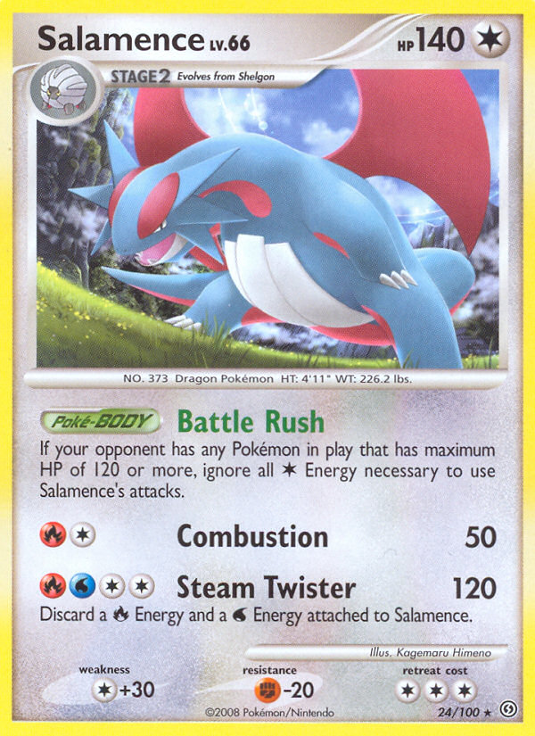 Salamence (24/100) [Diamond & Pearl: Stormfront] | All Aboard Games