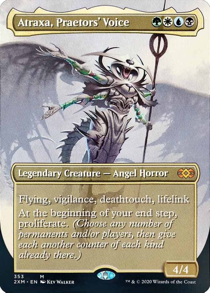 Atraxa, Praetors' Voice (Toppers) [Double Masters Extended Art] | All Aboard Games