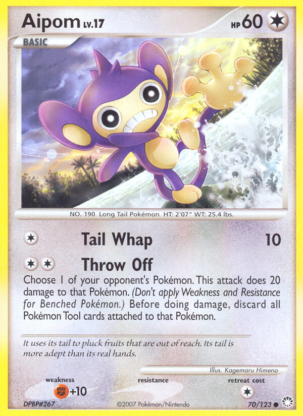 Aipom (70/123) [Diamond & Pearl: Mysterious Treasures] | All Aboard Games