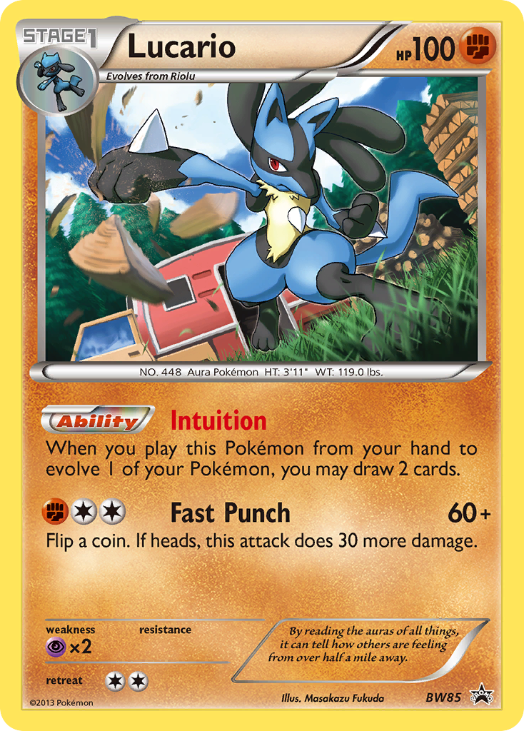 Lucario (BW85) [Black & White: Black Star Promos] | All Aboard Games