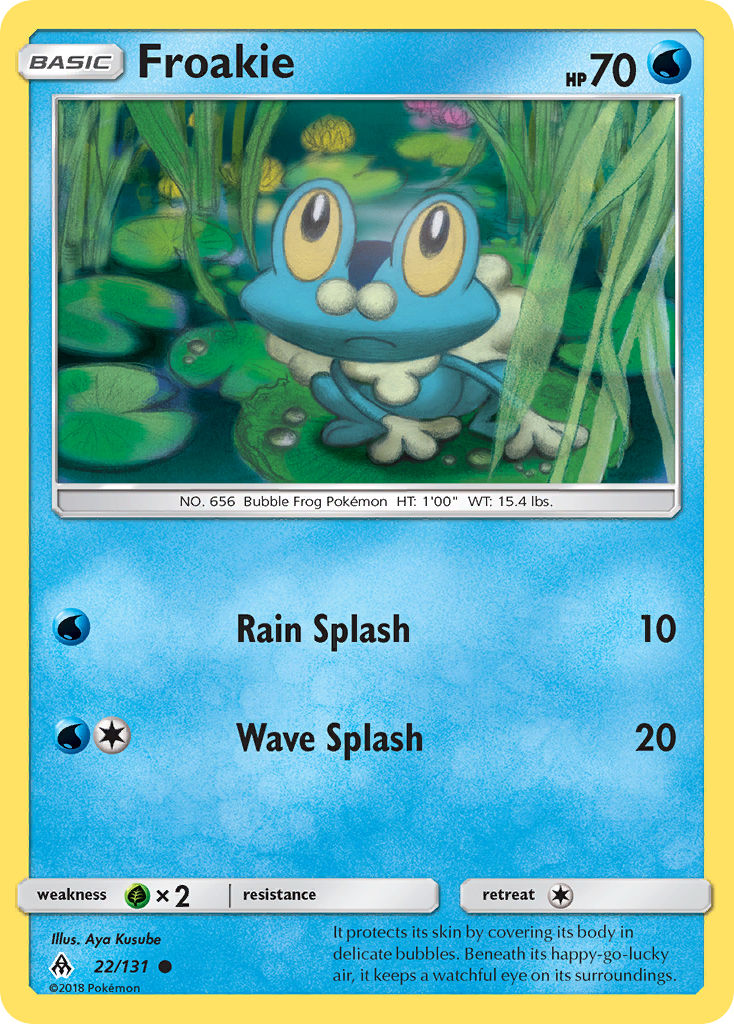 Froakie (22/131) [Sun & Moon: Forbidden Light] | All Aboard Games