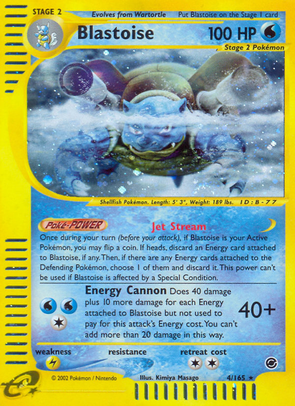 Blastoise (4/165) [Expedition: Base Set] | All Aboard Games