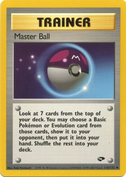 Master Ball (116/132) [Gym Challenge Unlimited] | All Aboard Games