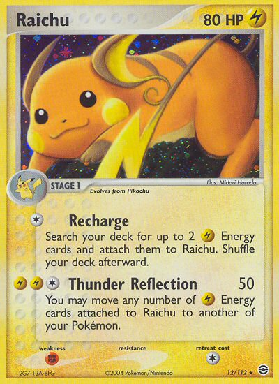 Raichu (12/112) [EX: FireRed & LeafGreen] | All Aboard Games