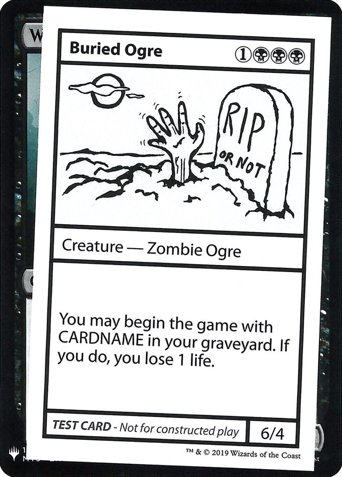 Buried Ogre [Mystery Booster Playtest Cards] | All Aboard Games