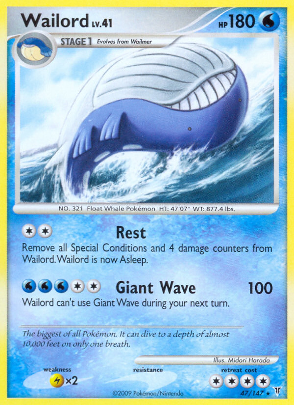 Wailord (47/147) [Platinum: Supreme Victors] | All Aboard Games