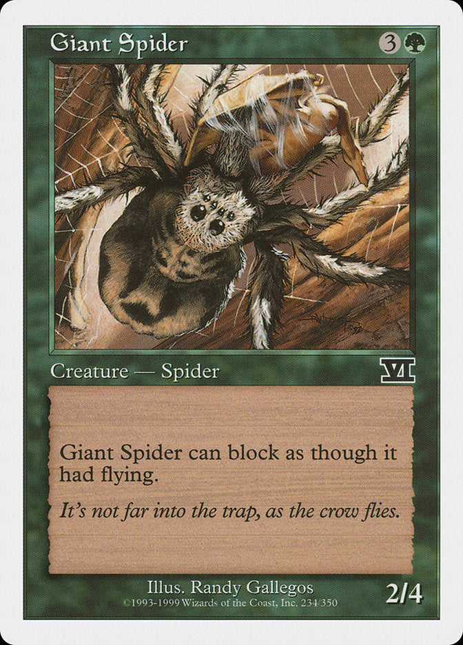 Giant Spider [Classic Sixth Edition] | All Aboard Games