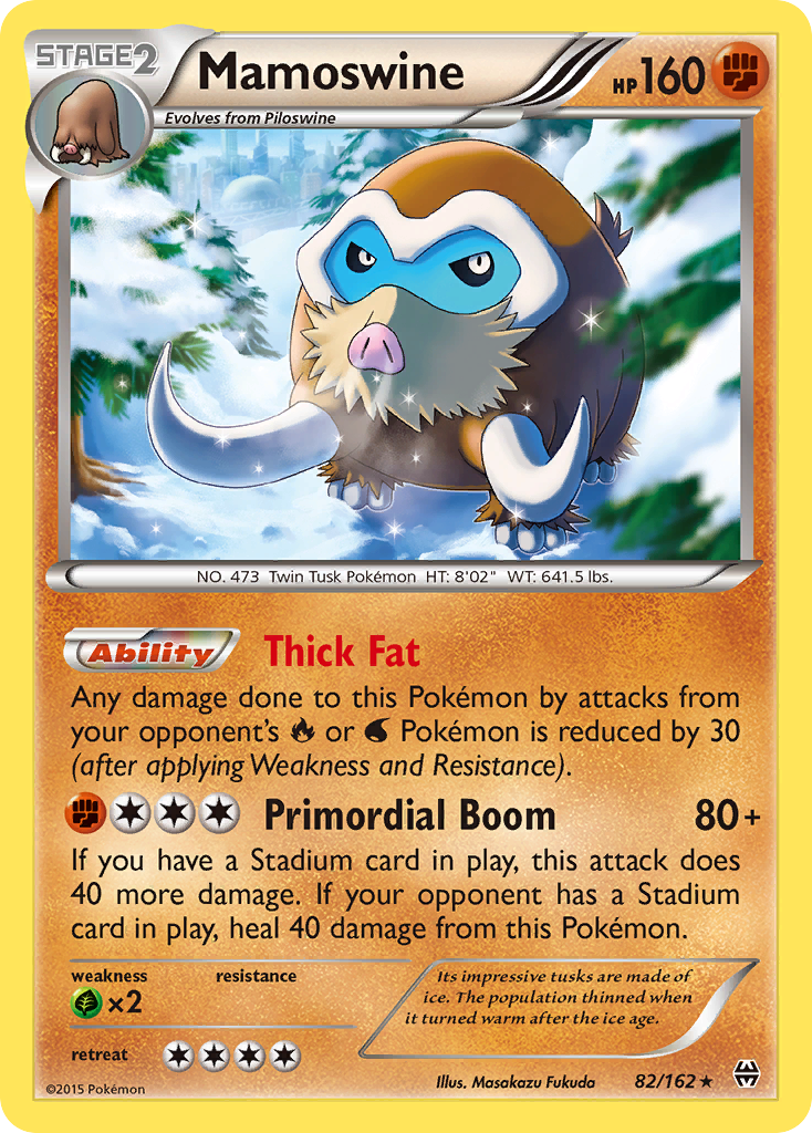 Mamoswine (82/162) [XY: BREAKthrough] | All Aboard Games