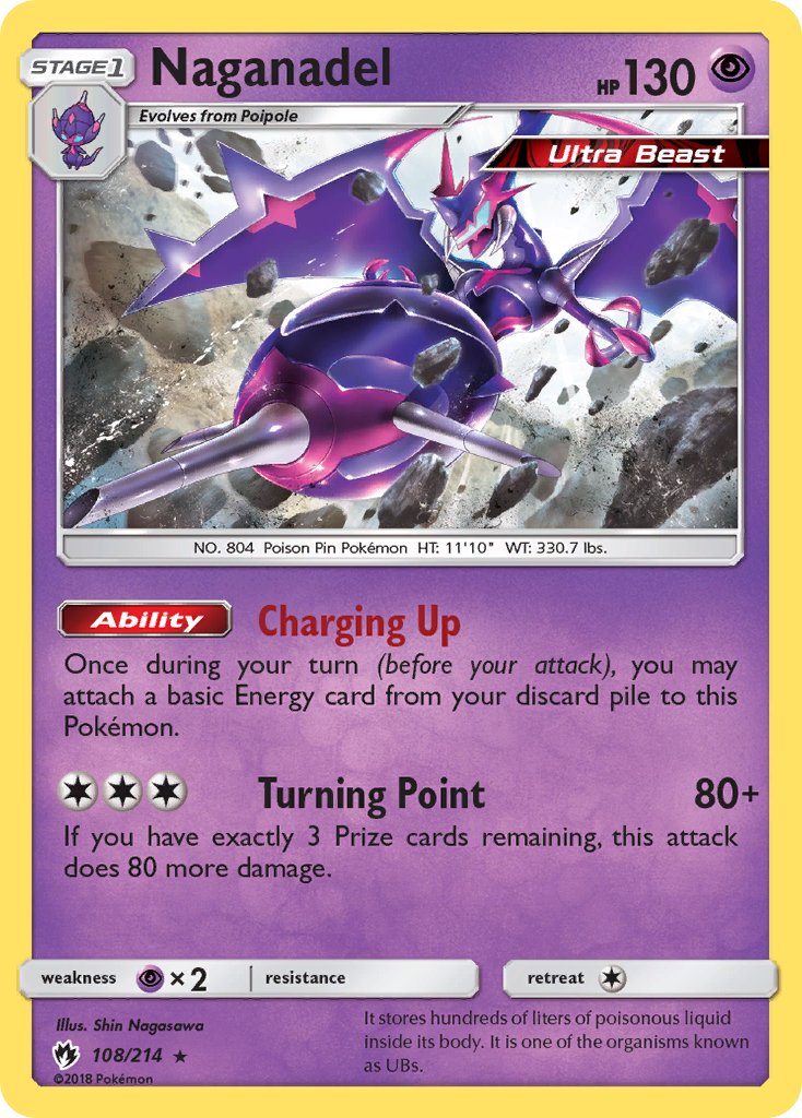 Naganadel(108/214) (Theme Deck Exclusive) [Sun & Moon: Lost Thunder] | All Aboard Games