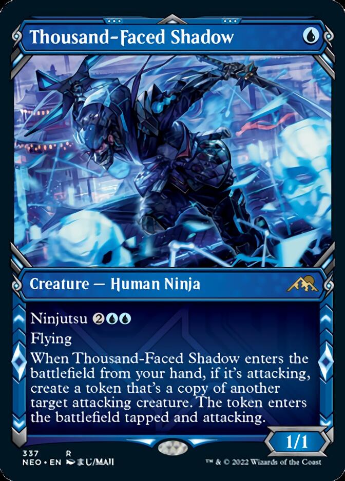 Thousand-Faced Shadow (Showcase Ninja) [Kamigawa: Neon Dynasty] | All Aboard Games