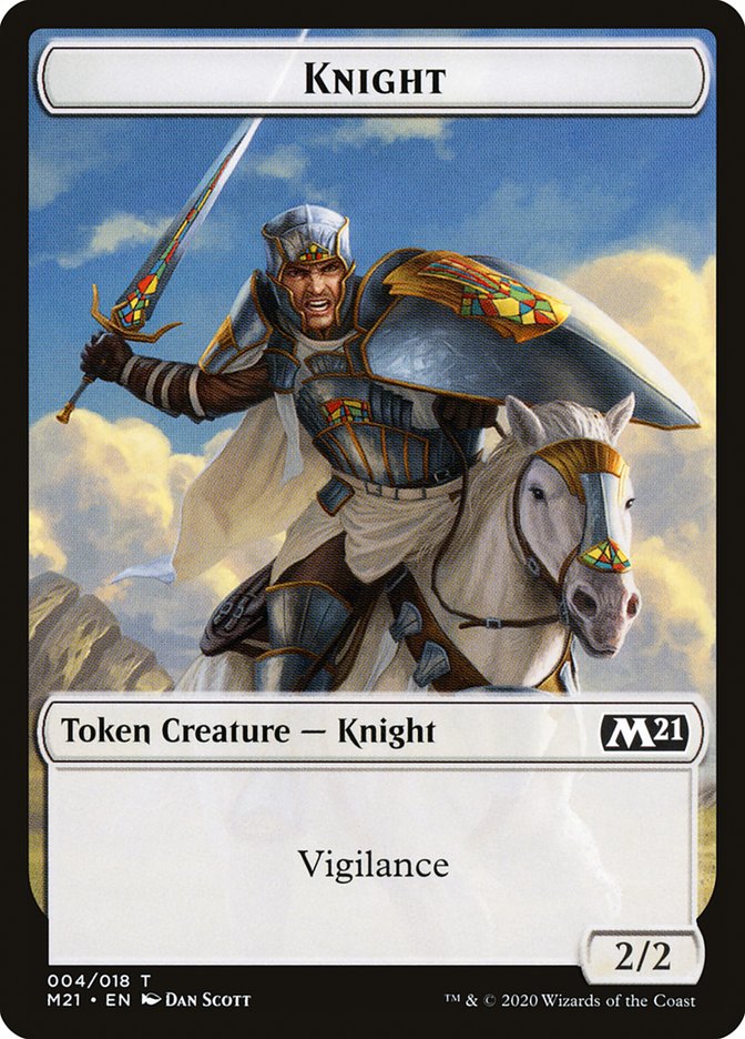 Knight [Core Set 2021 Tokens] | All Aboard Games