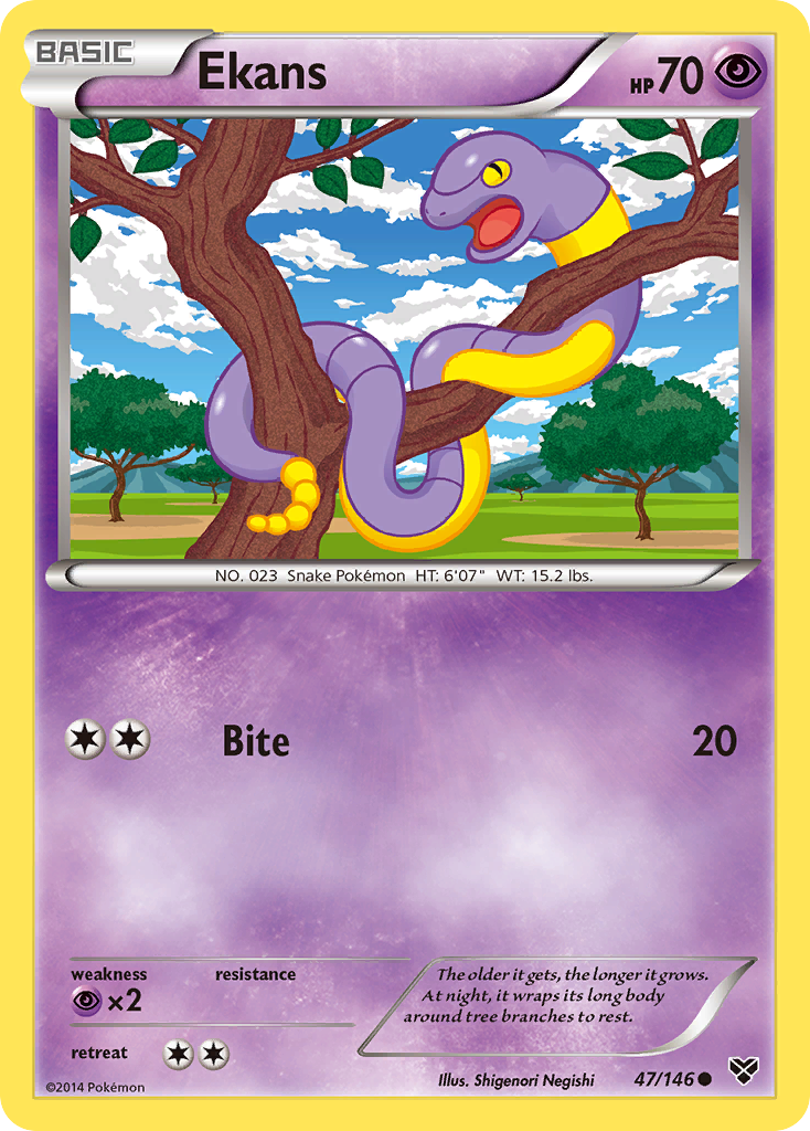 Ekans (47/146) [XY: Base Set] | All Aboard Games