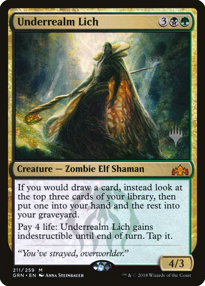 Underrealm Lich [Guilds of Ravnica Promos] | All Aboard Games