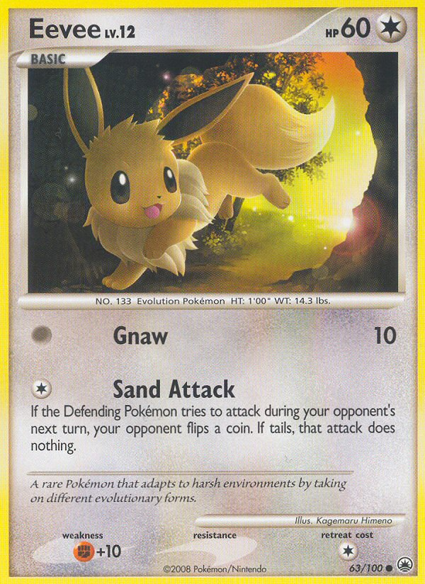 Eevee (63/100) [Diamond & Pearl: Majestic Dawn] | All Aboard Games