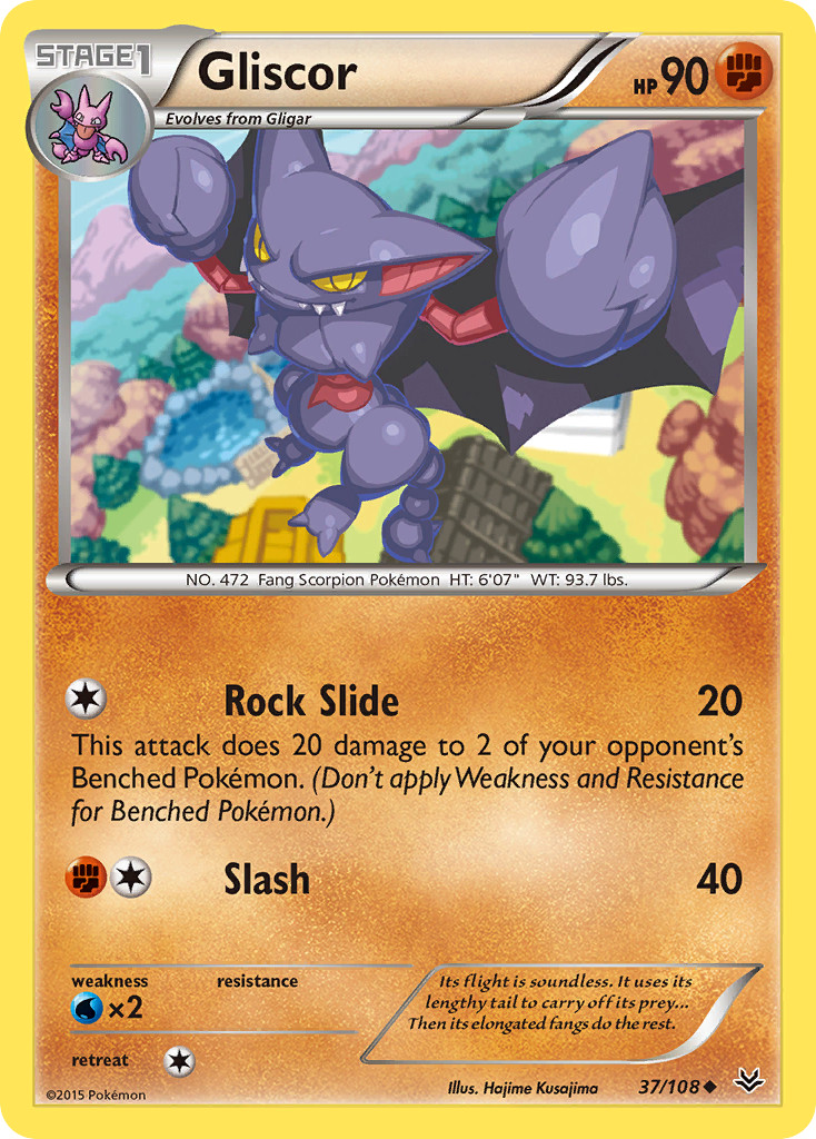 Gliscor (37/108) [XY: Roaring Skies] | All Aboard Games