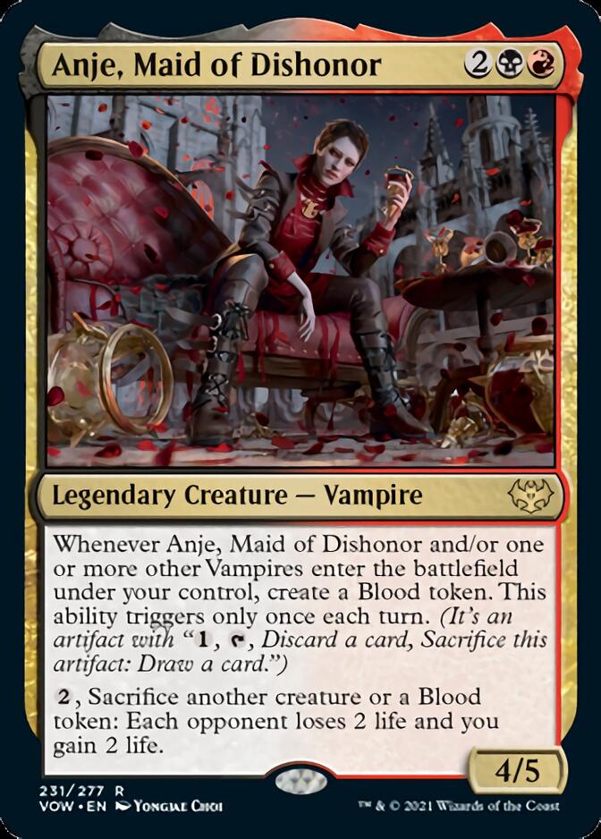Anje, Maid of Dishonor [Innistrad: Crimson Vow] | All Aboard Games