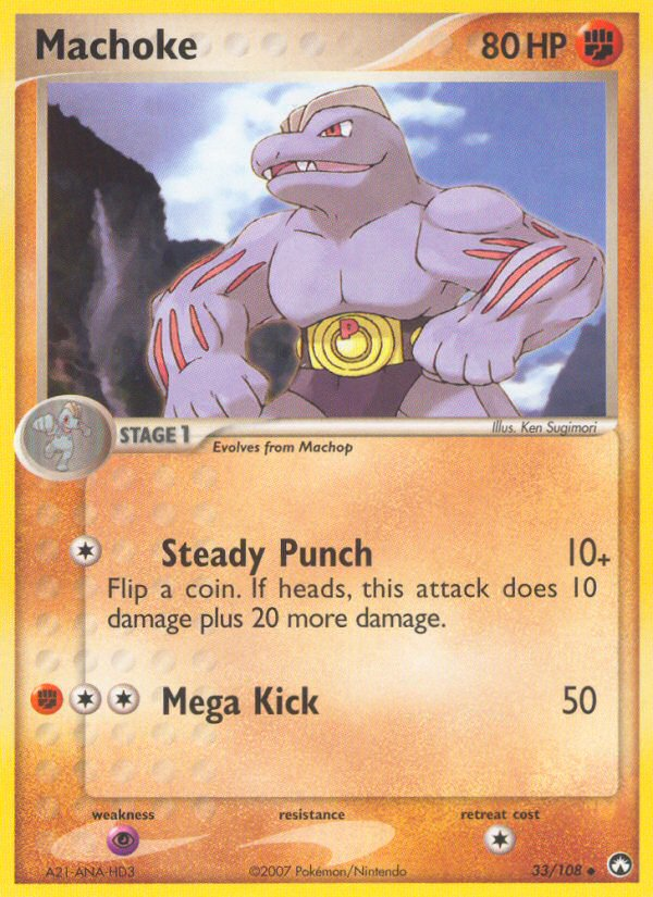 Machoke (33/108) [EX: Power Keepers] | All Aboard Games