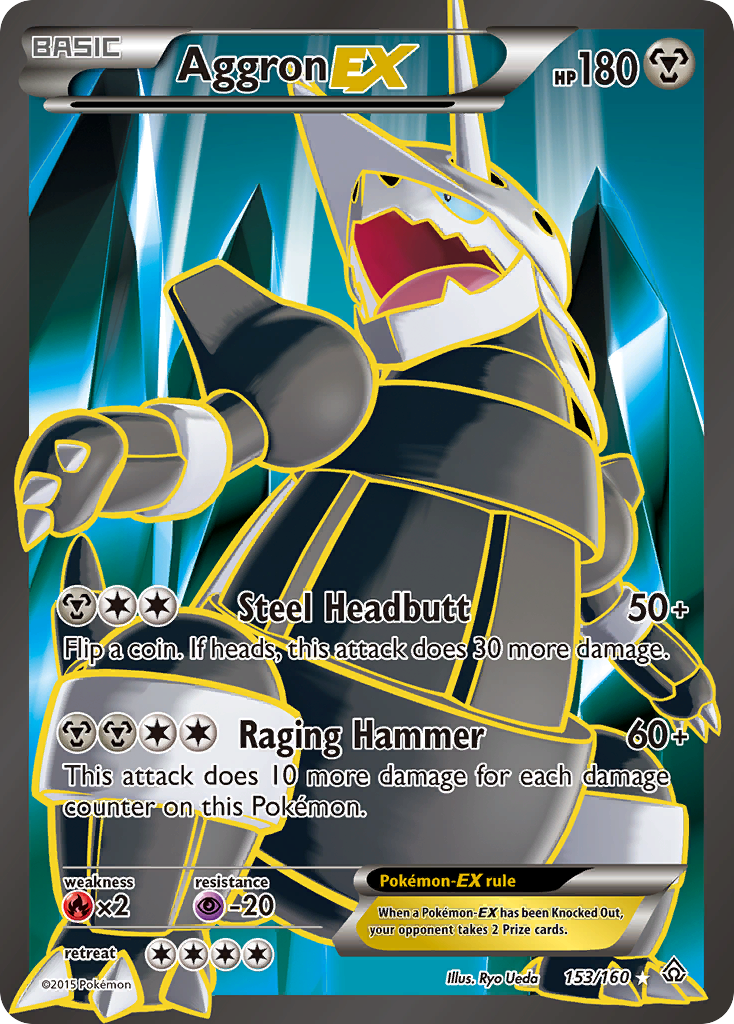 Aggron EX (153/160) [XY: Primal Clash] | All Aboard Games