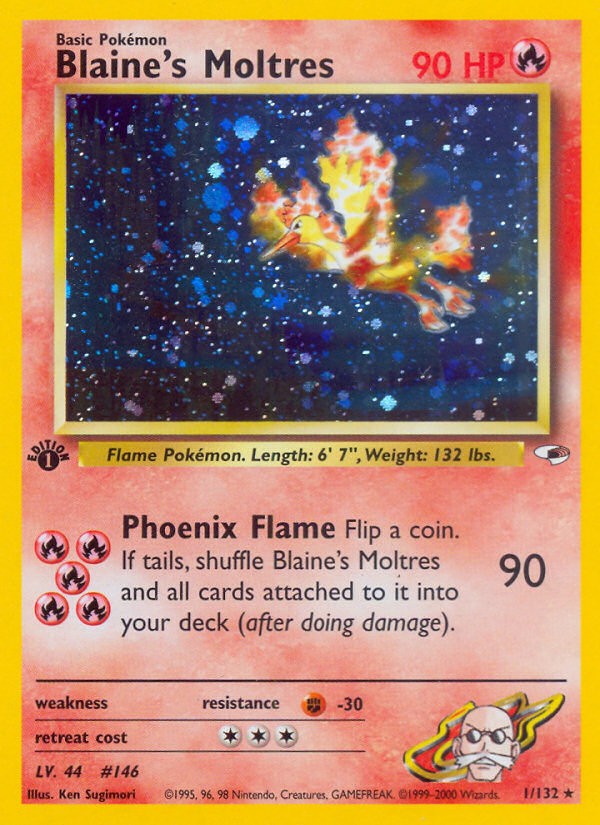 Blaine's Moltres (1/132) [Gym Heroes 1st Edition] | All Aboard Games