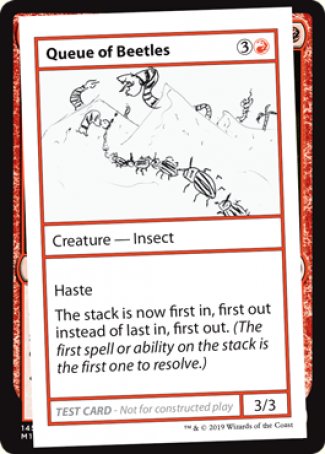 Queue of Beetles (2021 Edition) [Mystery Booster Playtest Cards] | All Aboard Games