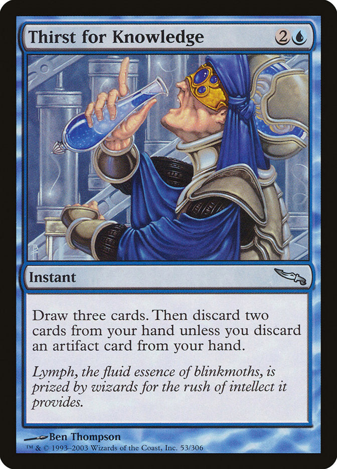 Thirst for Knowledge [Mirrodin] | All Aboard Games