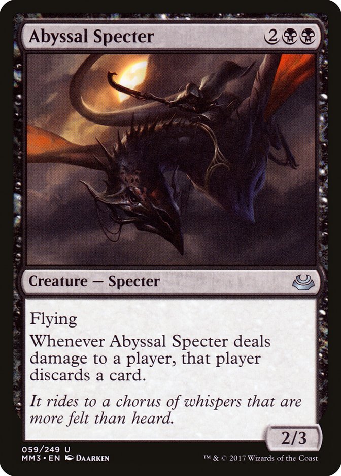 Abyssal Specter [Modern Masters 2017] | All Aboard Games