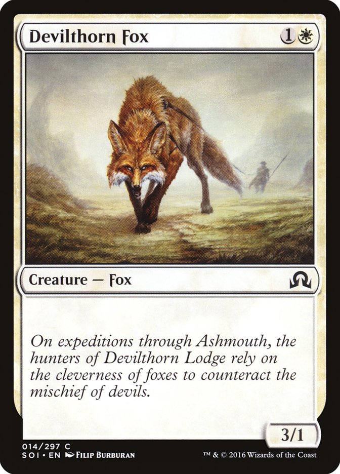 Devilthorn Fox [Shadows over Innistrad] | All Aboard Games