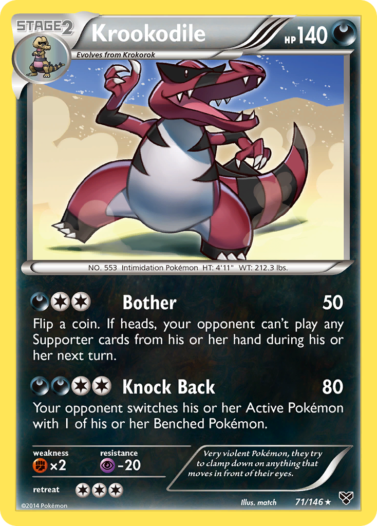 Krookodile (71/146) [XY: Base Set] | All Aboard Games