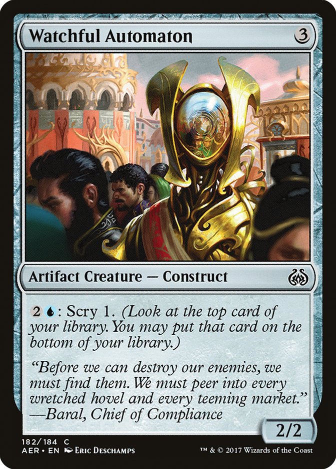 Watchful Automaton [Aether Revolt] | All Aboard Games