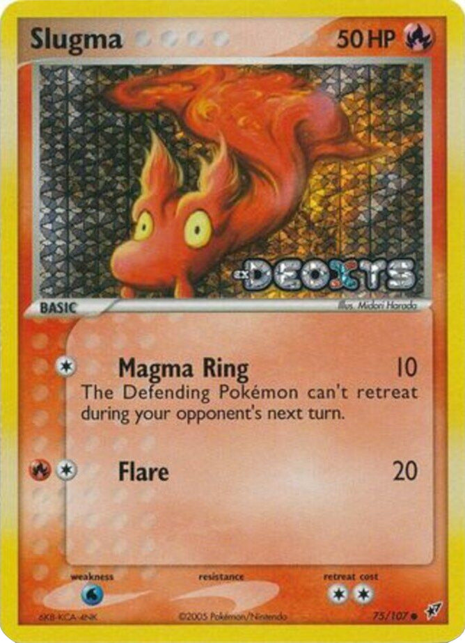 Slugma (75/107) (Stamped) [EX: Deoxys] | All Aboard Games