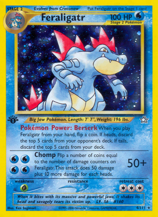 Feraligatr (4/111) [Neo Genesis 1st Edition] | All Aboard Games