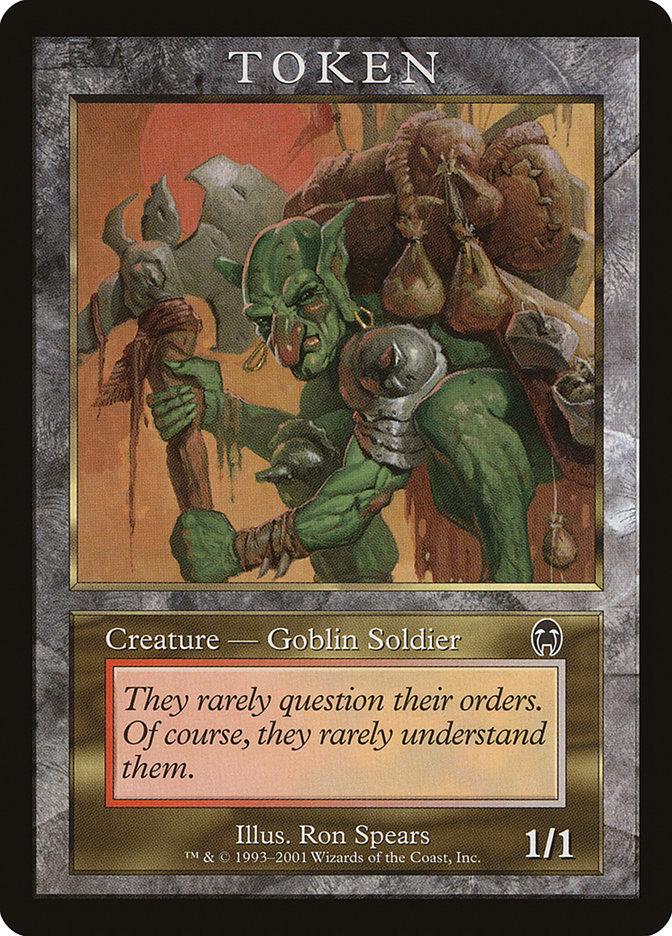 Goblin Soldier [Magic Player Rewards 2001] | All Aboard Games