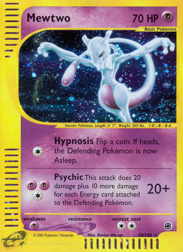 Mewtwo (20/165) [Expedition: Base Set] | All Aboard Games