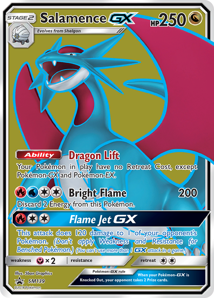 Salamence GX (SM139) [Sun & Moon: Black Star Promos] | All Aboard Games