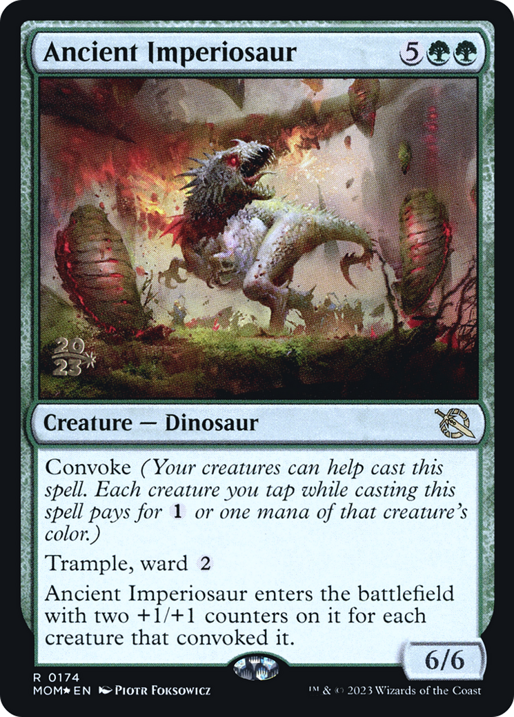 Ancient Imperiosaur [March of the Machine Prerelease Promos] | All Aboard Games