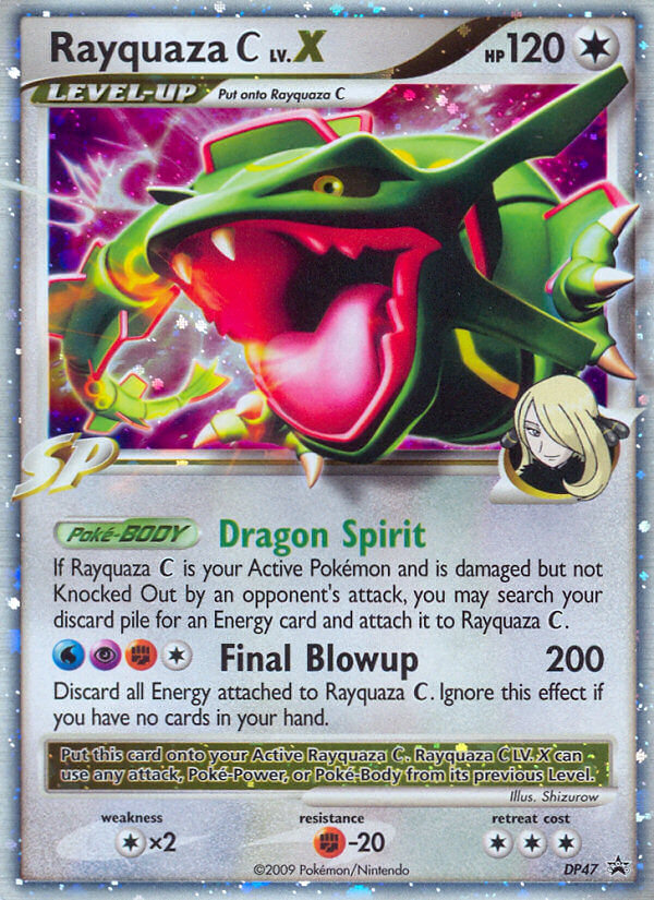 Rayquaza C LV.X (DP47) [Diamond & Pearl: Black Star Promos] | All Aboard Games