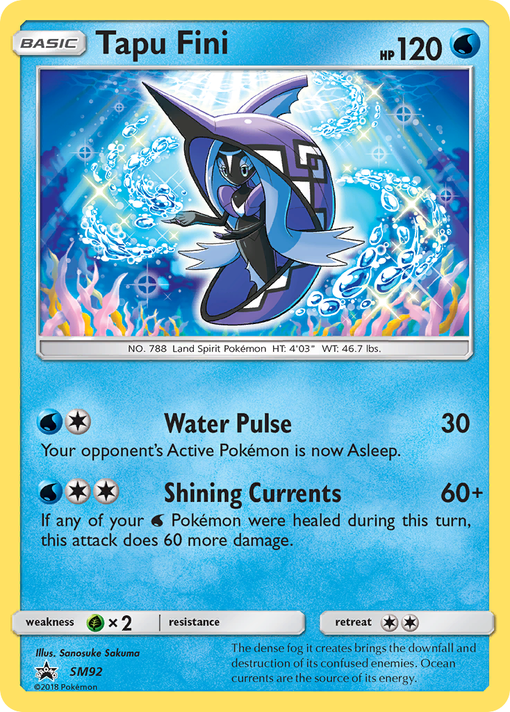 Tapu Fini (SM92) [Sun & Moon: Black Star Promos] | All Aboard Games